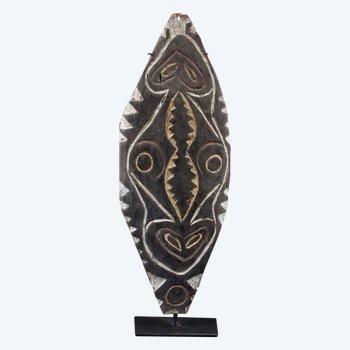 Votive board, tribal art, oceanic art, Papua New Guinea, Oceania, sculpture, painting