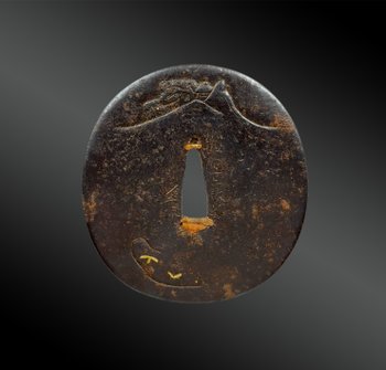 GUARDIA KATANA, detta tsuba - Giappone - Periodo Edo (1603-1868)