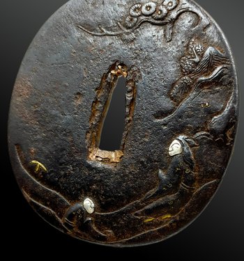 GUARDIA KATANA, detta tsuba - Giappone - Periodo Edo (1603-1868)