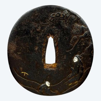 KATANA GUARD, called tsuba - Japan - Edo period (1603-1868)