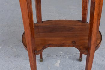 Table De Chevet Rognon Louis XVI Estampillée J.b Vassous (1739-1807)