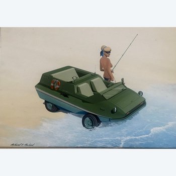 Amphibious Car And Pretty Fisherman Project