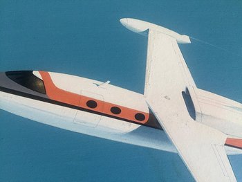 Projet d'Avion Gouache Signée