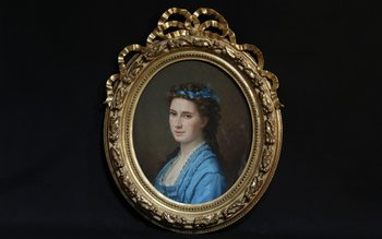 Pastel Portrait of Louise-Marie-Anaïs de Beck