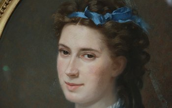 Pastel Portrait of Louise-Marie-Anaïs de Beck