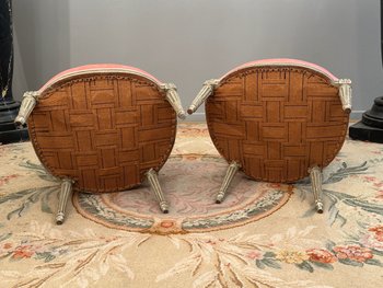 Pair Of Louis XVI period Cabriolet Armchairs About 1770