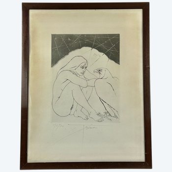 Gravure eau forte de Pierre Yves Trémois