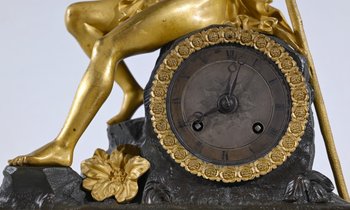 Orologio in bronzo dorato, periodo Carlo X - Inizio XIX secolo