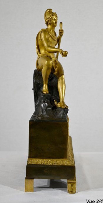 Orologio in bronzo dorato, periodo Carlo X - Inizio XIX secolo