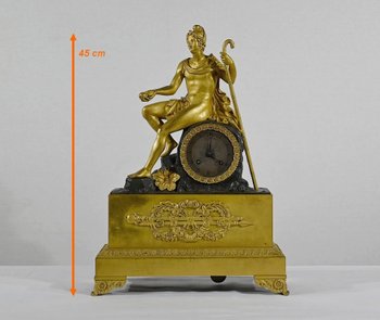 Orologio in bronzo dorato, periodo Carlo X - Inizio XIX secolo