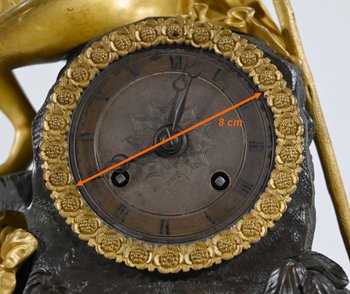 Orologio in bronzo dorato, periodo Carlo X - Inizio XIX secolo