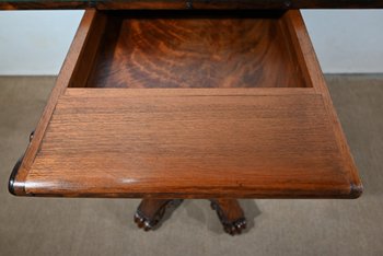 Console Table de Jeux en placage de Palissandre, Angleterre – 1850