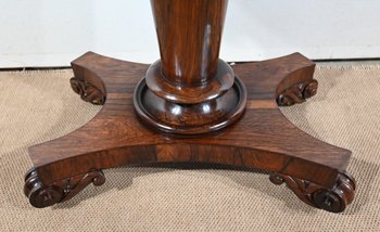 Console Table de Jeux en placage de Palissandre, Angleterre – 1850
