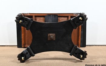Console Table de Jeux en placage de Palissandre, Angleterre – 1850