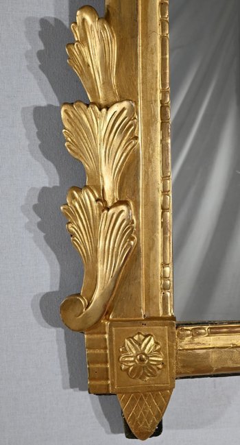 Gilded Wood Rectangular Mirror, Louis XVI style - End of XIXth century