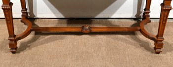 Long Rectangular Walnut Bench - 1910