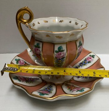 TAZZA DI CIOCCOLATO IN SASSONIA