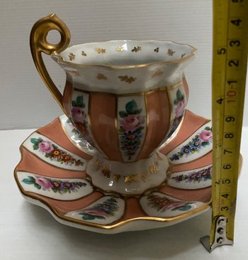 TAZZA DI CIOCCOLATO IN SASSONIA