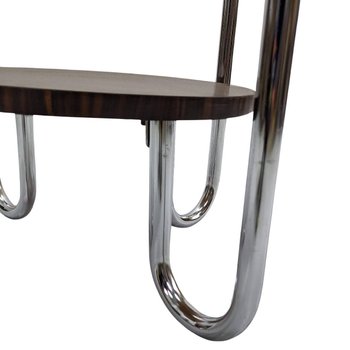 1930's Art Deco Pedestal Table In Macassar