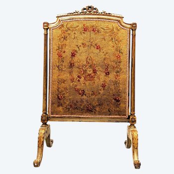 Louis XVI style mantel screen