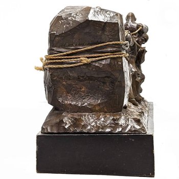 Wooden Sculpture The Pariahs In Wooden Period XXth