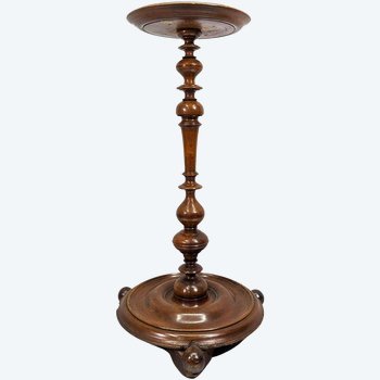 Sellette En Bois Tourné Louis XIII De Dimension Hauteur 82 Cm