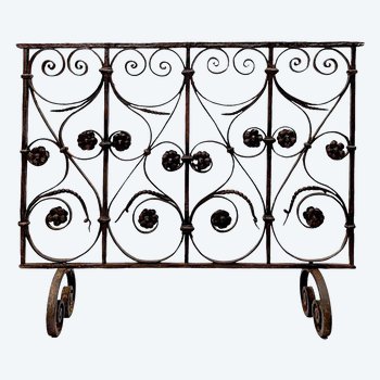 Wrought Iron Fireplace Screen 18th Century