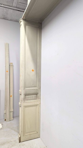 Nineteenth Century Lacquered Wood Paneling Elements (Double-Sided Passage)