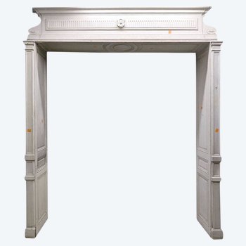 éléments De Boiserie En Bois Laqué XIXème (passage Double Face )