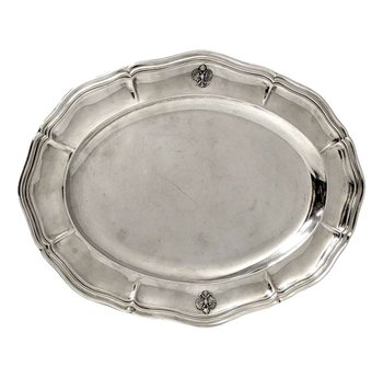 Dish In Sterling Silver Odiot In Paris Russian Double Headed Eagle