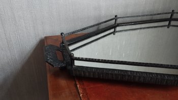 Wrought iron tray, Art Deco period
