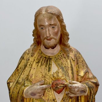 Sacro Cuore, Scultura in Ghisa 2poque XIX