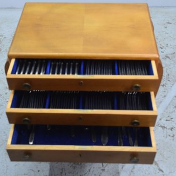 Cutlery Set Deetjen Vermeil 173 Pieces