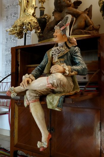 Large Statue In Simulated Situation XIXth