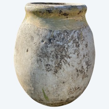 JAR XVIITH GLAZED EARTHENWARE