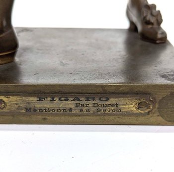 Bronzo Figaro di Bouret all'inizio del ventesimo