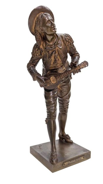 Bronzo Figaro di Bouret all'inizio del ventesimo
