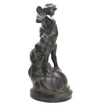 Amor, Bronze, grüne Patina, spätes neunzehntes Mal