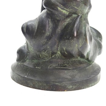 Amor, Bronze, grüne Patina, spätes neunzehntes Mal