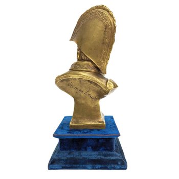 Buste En Bronze Doré Représentant Le Général Cambronne 1er Empire Par James Louis