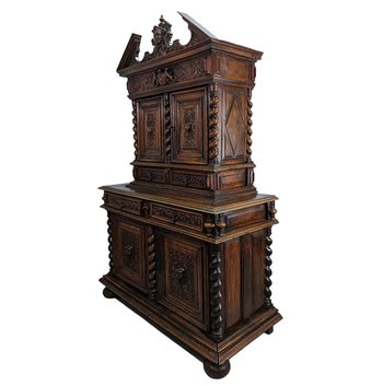 Two Shrunken Louis XIII Bodies In Walnut Ep XVIIIth