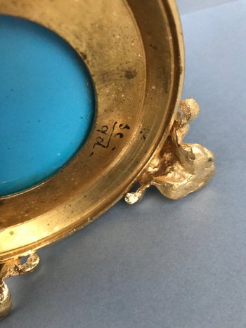 Coffret en émail et bronze doré ép. Napoléon III