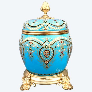 Coffret en émail et bronze doré ép. Napoléon III