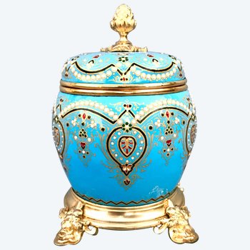 Enamel and gilt bronze box th. Napoleon III