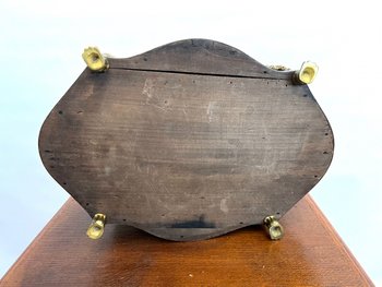 Großes Pflanzgefäß in Intarsien und Messing Napoleon 3 19