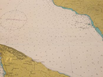old maritime map "Swedish coasts"