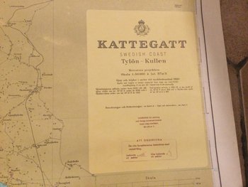 old maritime map "Swedish coasts"