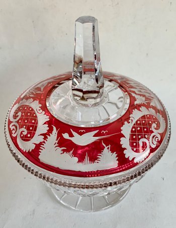  Bohemian crystal candy box