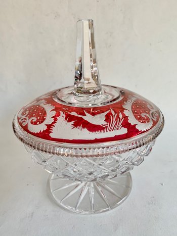  Bohemian crystal candy box