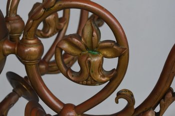 Exceptionnel Lustre Hollandais En Bronze